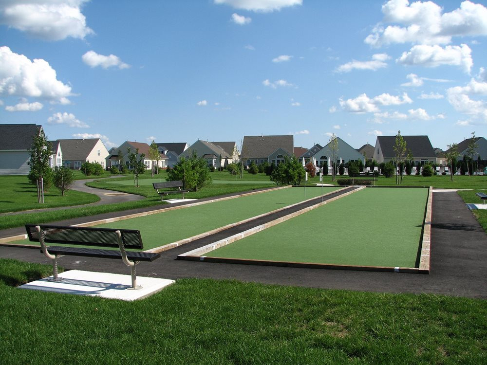 Edmonton artificial turf bocce ball court